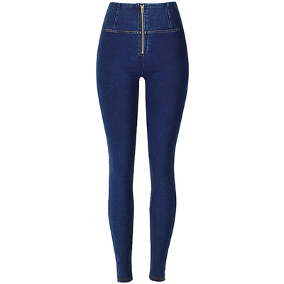 翘臀性感新款高弹力紧身牛仔裤