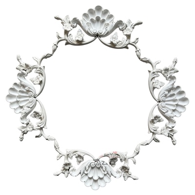 法式石膏灯盘拼花组合客厅吊顶天花板圆盘装饰复古风装饰造型灯盘