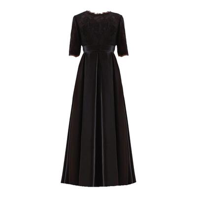 女童黑色晚礼服高档乐团演出服