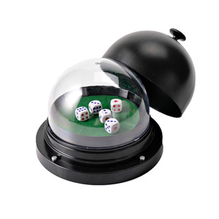 大号电动全盖骰盅 甩盅电动筛 色盅骰子筛子盅带透明罩色盅送筛子