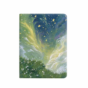油画星空适用荣耀x10pro/9pro12.1新款magicpad3平板保护壳v9v8v7保护套x10x9x8带笔槽GT11.5寸Pro12.3全包x6