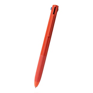 得力纽赛三色笔中性笔黑红蓝三色合一学生文具做笔记用多色按动式水笔高颜值错题分类用笔红色