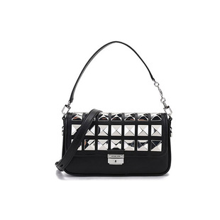 MICHAEL KORS MK Bradshaw 皮革铆钉腋下包手提包