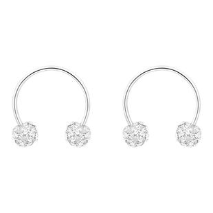 养耳洞医用钛钢超闪耳钉女耳骨钉男2025新款潮钛合金耳圈耳环耳饰