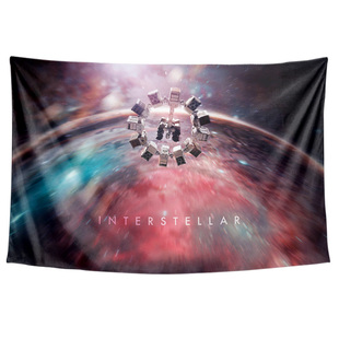 Interstellar星际穿越科幻定制周边现代装饰画背景布海报挂毯挂布