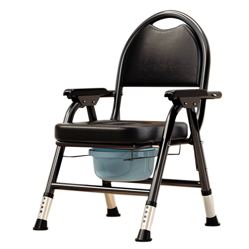 坐便器老人移动马桶坐便椅孕妇凳老年人家用结实折叠厕所便携神器