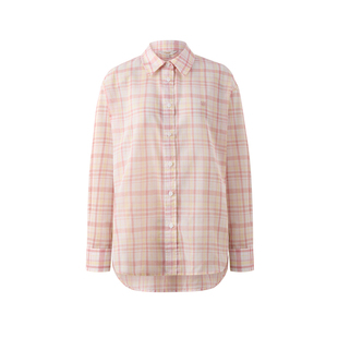 【亚麻】Eland衣恋衬衫女简约风长袖上衣2025秋季新款