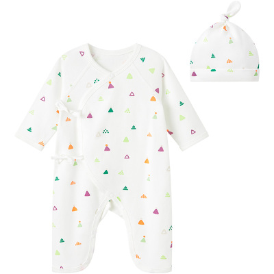 【孕妈有礼】39.9元起得博睿恩新生儿衣服婴儿无骨蝴蝶衣+胎帽