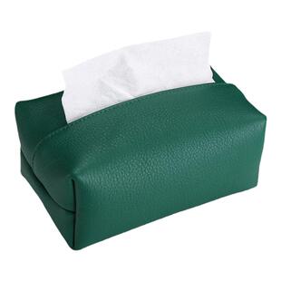 汽车扶手箱纸巾盒客厅车内纸抽盒理想车载真皮多功能抽纸盒挂式