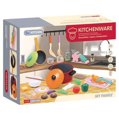 儿童过家家厨房益智玩具男孩女孩公主煮饭做饭仿真餐具电磁炉套装