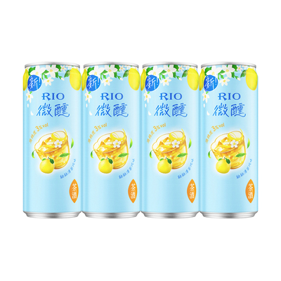 RIO锐澳柚子味预调鸡尾酒330ml×4罐
