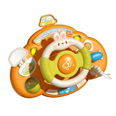 欧塞奇宝宝推车音乐方向盘挂玩具