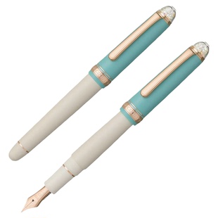 【顺丰包邮 情人节礼物限量款】 PLATINUM白金钢笔#3776爱心蓝鸟限定14K金尖全球限量2000女友礼物PNB-43000A