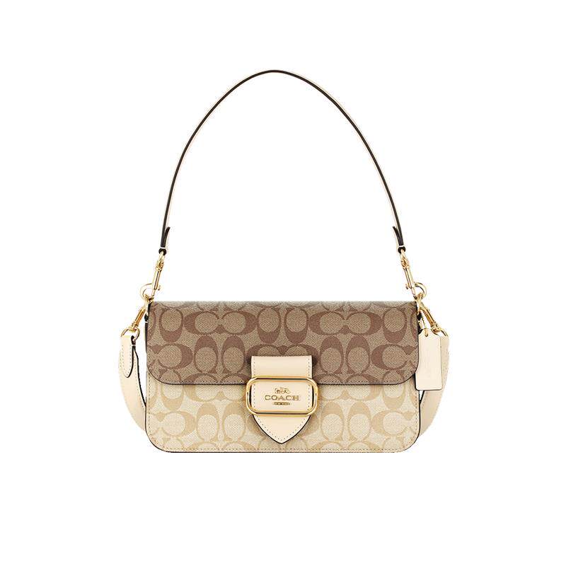 COACH/蔻驰女士法棍包翻盖搭扣