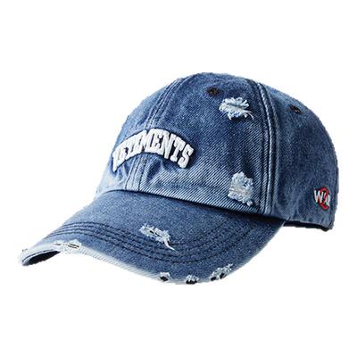 VETEMENTS 男女同款圆顶弯檐休闲棒球帽银泰百货 301446