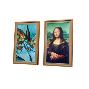 瀚林慧画屏BOE类纸屏32/43/55寸电子数码艺术相册画框护眼壁挂玄关高档装饰画展示智能电视壁挂画音箱显示器