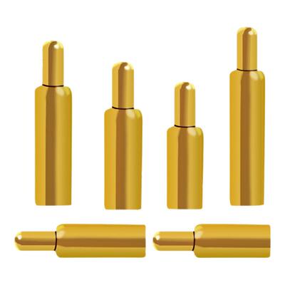 深通达镀金顶针弹簧导电充电触点