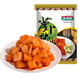 萝卜泡菜大同江韩式风味酸辣萝卜块拌萝卜丝正宗朝鲜韩国风味腌制