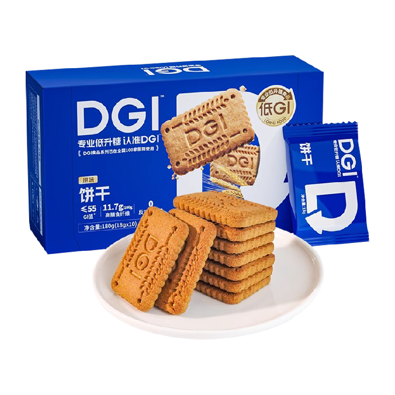 DGI低升糖饼干高膳食纤维