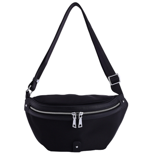 Haloluna斜挎包胸包女防盗休闲包包尼龙包牛津布包轻便防水挎包