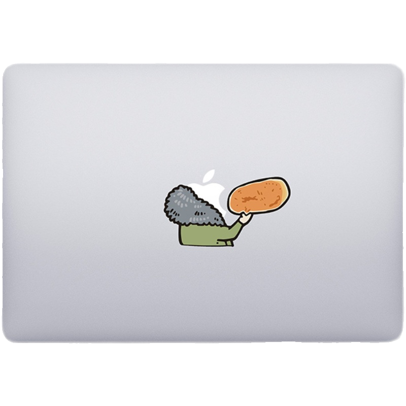 苹果笔记本电脑贴纸不留胶macbook局部贴MacBook+Pro/Air标志贴