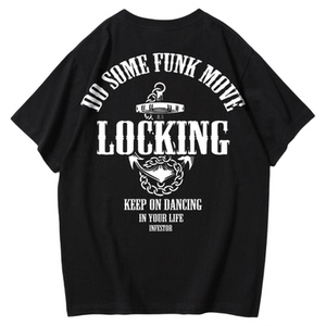 250g重磅街头locking嘻哈短袖