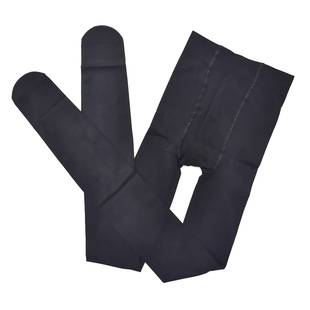 包邮店主实拍80d天鹅绒秋冬加裆厚黑微透哑光连裤袜保暖光腿神器