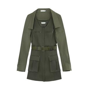 REVAN芮范设计师款工装感真两件连衣裙RM71101143