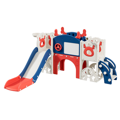 方熊儿童塑料滑梯室内家用