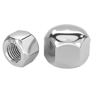 304不锈钢矮型矮头盖形螺母六角盖帽盲孔装饰螺帽盖型M5M6M8M10