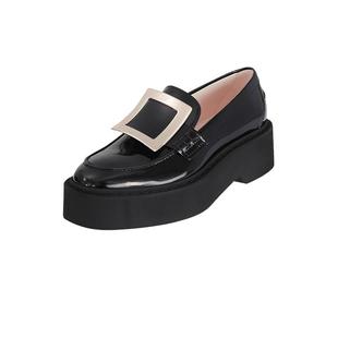 【自营】Roger Vivier女士牛皮革厚底乐福鞋皮鞋单鞋跟高5cm