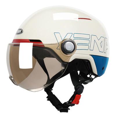 野马半盔电动车夏季头盔3c认证