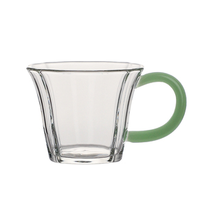 带把玻璃小茶杯高硼硅耐高温品茗杯女主人杯高颜值待客用功夫茶具