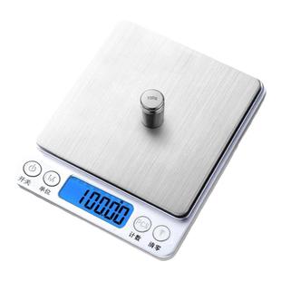 小型电子秤克称电子称高精度厨房秤烘焙精准家用中药食物秤小称数