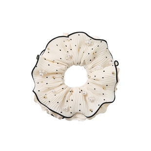 Masion Wester2025秋季新品官方女士流行法绣缝珠设计感发圈