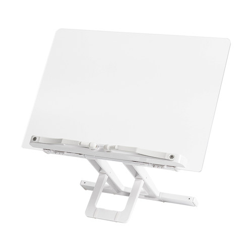 天色亚克力透明书架阅读架小学生可升降床上看书支架儿童多功能防倾倒考研阅读器书本固定夹可调节读书放书架