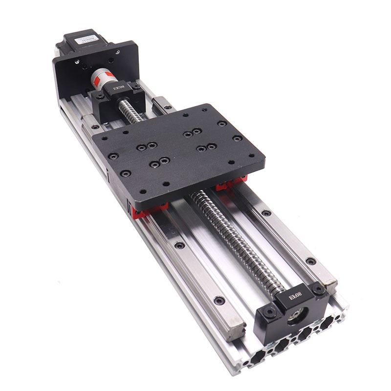 HPV6大负载重型双光轴滑台套装 直线滚珠丝杆传动模组配57电机