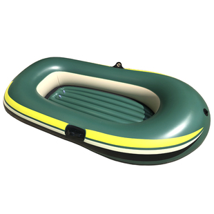 正品！户外单人双人折叠充气船3人皮划艇PVC艇气垫船耐磨钓鱼船