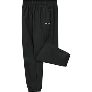 鸿星尔克童装儿童运动裤子男童加绒保暖加厚防泼水秋冬季梭织长裤