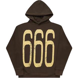 SKUNK GALLERY(SKG)666帽衫秋冬卫衣男女美式街头情侣款宽松潮牌