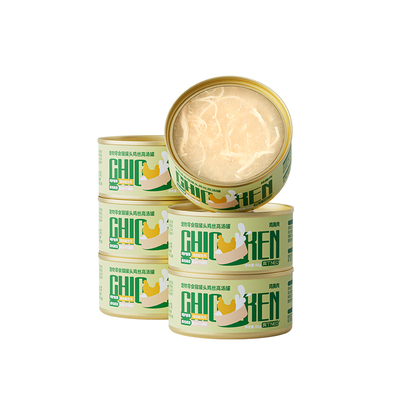 奥丁猫零食罐85g*4罐鸡丝浓汤