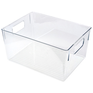 亚克力学生教室用书箱子书本收纳盒透明书桌面放书装书整理书籍筐