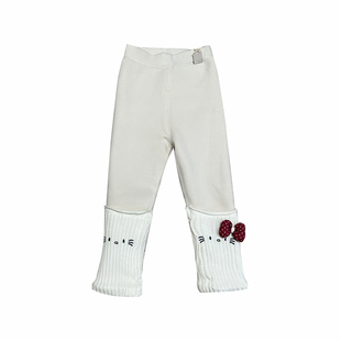 女童打底裤一条过冬加绒加厚2025冬季儿童女宝宝洋气kt绒一体裤子