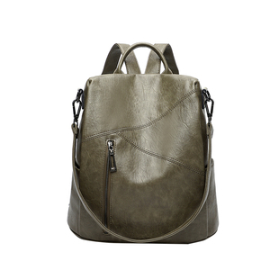 2025真皮双肩包女新款韩版时尚大容量软皮背包百搭防盗休闲旅行包