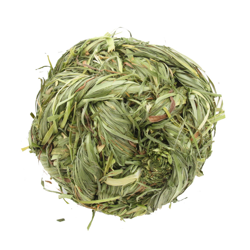 会员赫尔达龙猫兔子解闷玩具草编提摩西牧草球麻花独立包装卫生*