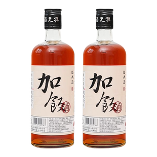 鉴湖绍兴黄酒2019年冬酿半干型加饭酒500ml*2两瓶装绍兴酒
