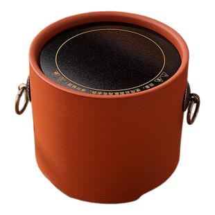 电陶炉烧茶炉家用茶壶砂铫壶木炭炉陶土红泥炉围炉煮茶静音防水