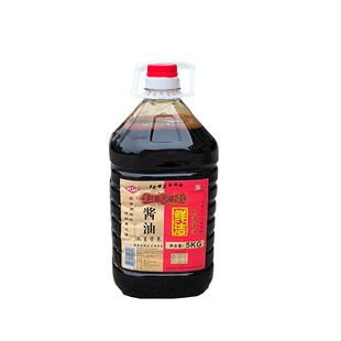非遗老大昌鲜洁酱油5KG大桶手工酿造生抽凉拌菜红烧点蘸 拍4包邮