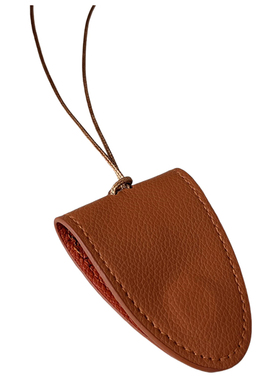 挂脖磁吸多功能皮革墨镜夹项链