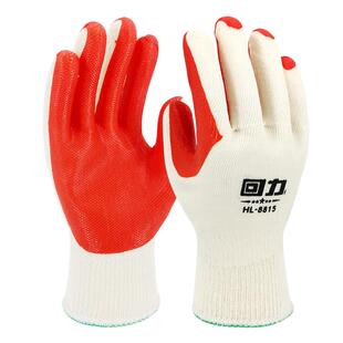 正品回力胶片手套 塑胶涂胶加厚 劳保手套胶皮手套防滑耐磨橡胶